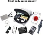 Small Crossbody Bag for Men, Mini Messenger Bag Shoulder Bag for Phone Passport - Image 5